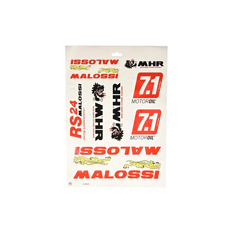 MALOSSI STICKER SET A3
