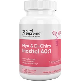 Nutri-Supreme Research Myo & D-Chiro Inositol 40:1-180 Capsules