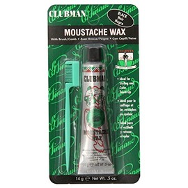 Clubman Moustache Wax Neutral 0.50 oz (Pack of 12)