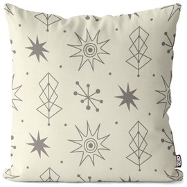 VOID 70er Design Couch Tapete Muster Kissenbezug Kissenhülle Sofakissen Kissen Deko Outdoor-Kissen Dekokissen, Kissen Größe:60 x 60 cm