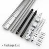 SongYung 40” Concealed Barn Door Hardware Kit with Soft Close