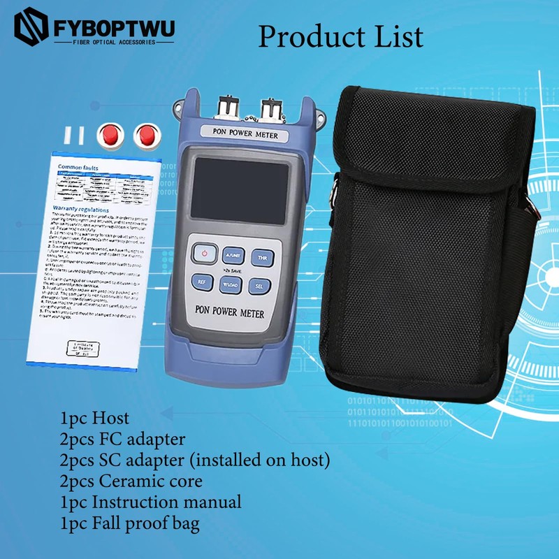 FYBOPTWU - Optical Fiber Cable APC PON Power Meter Tester