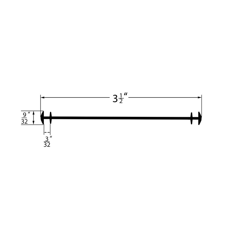 Midland Garage Door Weatherseal (9 Foot Seal)