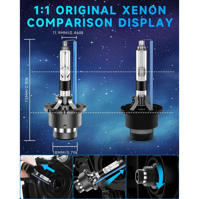 SENROBO Fit for 2001-2003 Acura CL CSX RL TL D2R