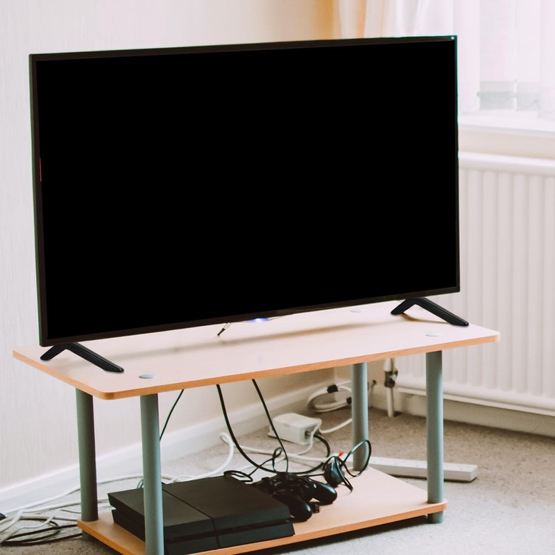 OSALADI 2PCS TV Stand Base TV Leg Stand Support Screen