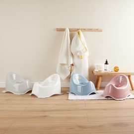 Bieco 11180711 Töpfchen für Kinder Children's Potty, Zebra Trendy Blue, 1 Stück (1er Pack)