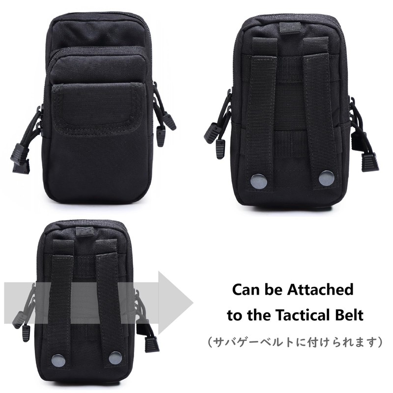 JEELAD Dump Pouch, Multi-functional Pouch, Molle Compatible, Shoulder Bag, EDC