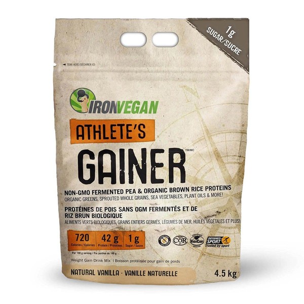 Iron Vegan Athlete's Gainer Natural Vanilla 4.5kg