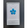 equilibrium Jewellery Silver Plated Forget Me Not Flower Necklace Gift