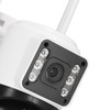 Dual Lens Security Camera HD 2MP Night Vision Motion Detection