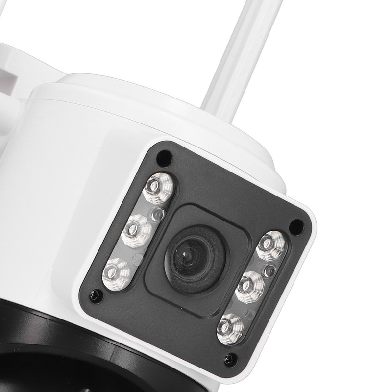 Dual Lens Security Camera HD 2MP Night Vision Motion Detection