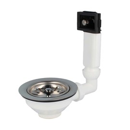 Sink Outlet Strainer Basket Valve 3 1/2 Inch Diameter 114 mm with Overflow 38 x 64 mm