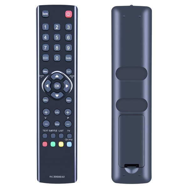 TCNOUMT RC3000E02 Universal Smart TV Remote Control Replacement for Thomson