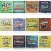 Bright Creations Bible Verse Posters Religious Prints 12 Pack – 12 x 12 Inches