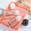 2Pcs 50ml Clear Glass Roll on Bottles Empty Roller Bottles
