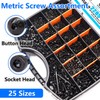 Bemaka 2285PCS M2 M3 M4 M5 Metric Screw Assortment Kit,