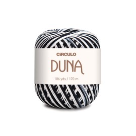 Círculo Duna - Hilo Duna - 186 yardas, 3.5 onzas - Hilo DK de grano ligero - 100% algodón virgen brasileño mercerizado, perfecto para tejer y ganchillo (paquete de 1 bola) (9016)