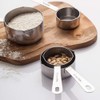 Alvinlite Measuring Cups, Set of 4 Stainless Steel Measuring Cups,