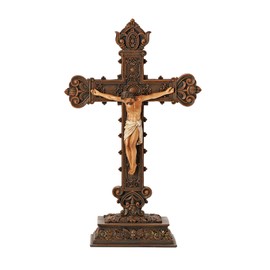 Joseph's Studio Roman 14.5" H Standing Crucifix, Religious Gifts
