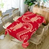 TTQYFNM 60x102inches Dragon Rectangle Tablecloth Traditional Flying Mascot Animal Chinese