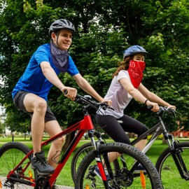 Jesustree Bandana Novelty Print Biker Cloth Motorcycle Cloth Various Colours Paisley Pattern Neck Head Scarf Handkerchiefs Wrap Scarf Bracelet for Men, Women and Children, Pink, Red, Pink, Black, Blue