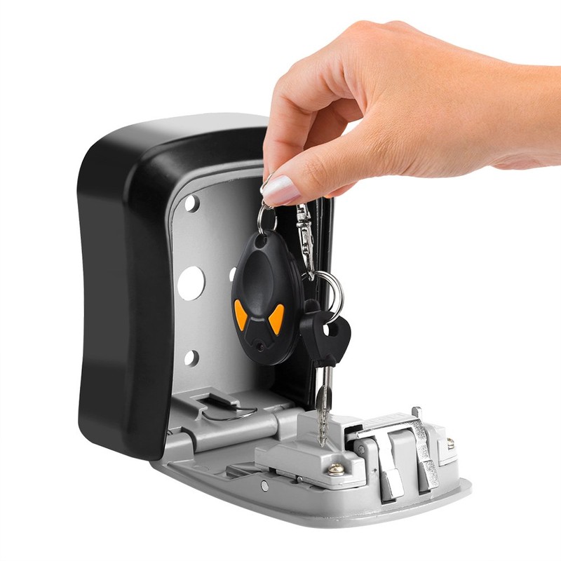 Wall Mount Key Code Safe, 4 Digit Key Safe Security