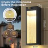 Motion Sensor LED Outdoor Wall Light Fixtures 2 Pack, Modern
