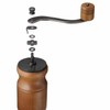 Carita Coffee Grinder, Wood, Durable Cast Iron Cutter, KH-10BR, Brown