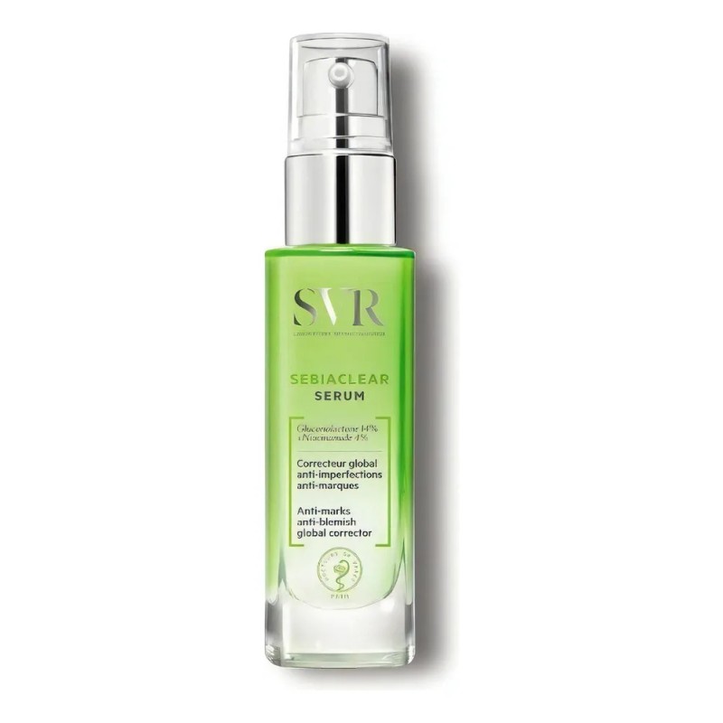 Sérum SVR Sebiaclear Niacinamida Antiacné Piel Grasa 30ml