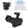 Geekria for Creators Microphone Cold Shoe Mount Adapter for Camera,