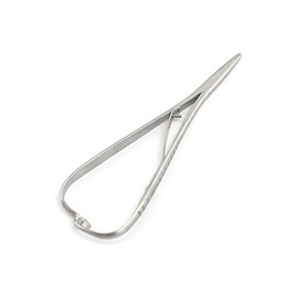 OdontoMed2011 Mathieu Needle Holder 5.5" Slim Serrated Tip Spring Action Ratchet Lock, ODM