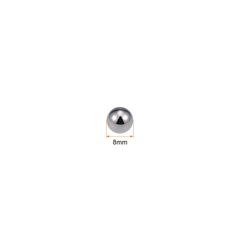 sourcing map Bearing Balls Carbon Steel Precision Balls 8 mm