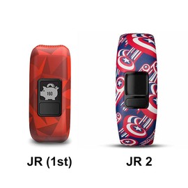 C2D JOY Sport Woven Nylon Strap For Kids Hoop&Loop Wristband Compatible with Garmin Vivofit JR/JR2 Tracker (Black)-Small(4.7-6.7in)