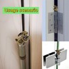 3PCS Brass Rabbit Hinge Heads Decorative Topper, Standing Rabbit Door