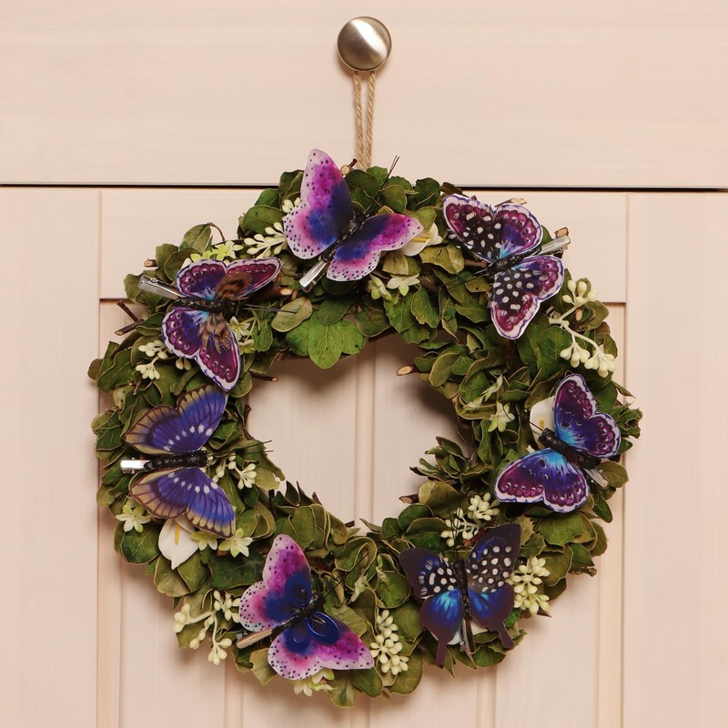 COM-FOUR® 12 x Butterfly for Decoration - Artificial Flutter Animals