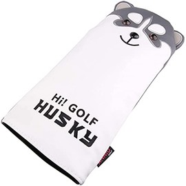 Golf Headcover Headcover for Driver/Wood, FW/Utility UT/Putter Cover, Magnetic Type for Mallet (Compatible with Odyssey 2 Balls), Pin Type (Fits Scotty Cameron Odyssey), Moe Akita Inu, Sold
