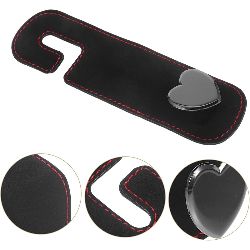 Ganchos para Reposacabezas de Auto Negro, Aleación de Zinc