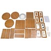 360°Rotating End Table 2 Tiers Children's Bookshelf Large Capacity Reading