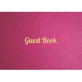 Guest Book For Wedding Pink: Guest Book For Wedding No Lines. Guest Book For Wedding Blank Pages. Guest Book for Wedding Blush. Pink Leather Print.
