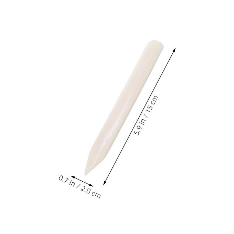 PACKOVE 2pcs Ox Bone Scraper for Clothes Durable Carpet Removal