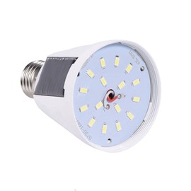 Solar Panel LED Light Bulb - Portable Emergency Lamp, 12W, for Hiking, Camping, and Outdoor Activities (12W)