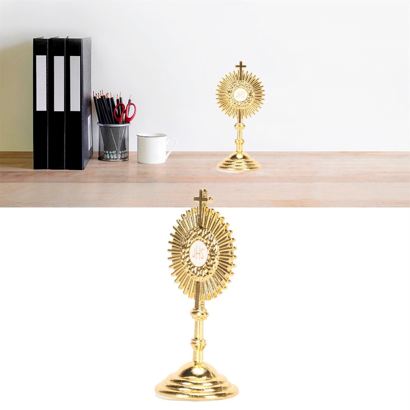 Catholic Table Decoration Alloy Christian Communion Statue Ornament for Religious