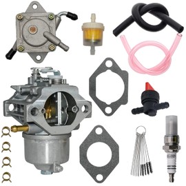 Lanigram AM122852 Carburetor Fit for John Deere GS75 HD75 180 185 260 265 Mower Fit for Kawasaki FC540V 17HP Carb M97274 M97275 15003-2296 Carb