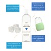 Hielo Masaje Cara Facial Cuidado Anti Acné + Rodillo Silicón