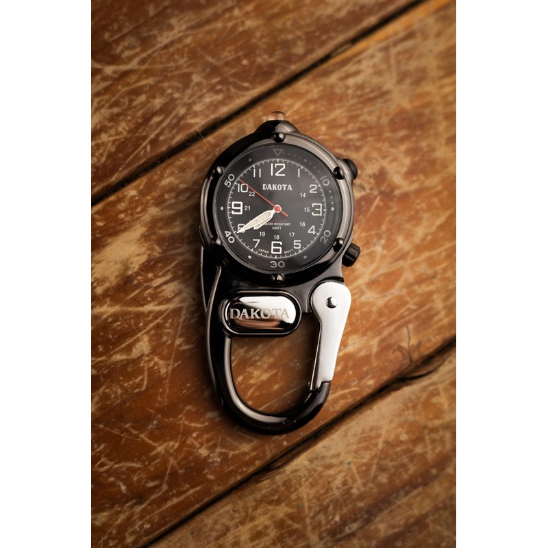 Dakota Mini Clip Microlight, Clip Watch, Flashlight and Watch, Outdoor