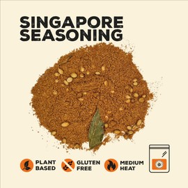 Nature Kitchen Singapore Seasoning (Mild) 500G Large Bag Of Seasoning Spices And Herbs. Gluten-Free and Vegan, Everyday Cooking Blends For Marinades, Sauces, Frying, Baking Or Grilling