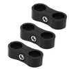 10PCS 6AN Hose Separator Clamp Aluminum Alloy Fuel Line Separator