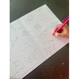 WRAPT 'A Huge Thank You From All Of Us' A4 Card - Large Thank You Card for Teachers | Teacher Thank You Card from Students & Pupils | Thank You Cards for Teachers | Thank You Cards Single