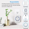 FullHouse Wireless Doorbell Kit Waterproof, Distinguish Front and Back Door
