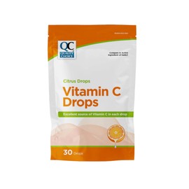 Quality Choice Citrus Drops Vitamin C – Immune System Support, 30 Count - 5 Pack